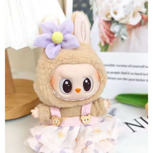 Labubu floral dress with flower (doll not included)